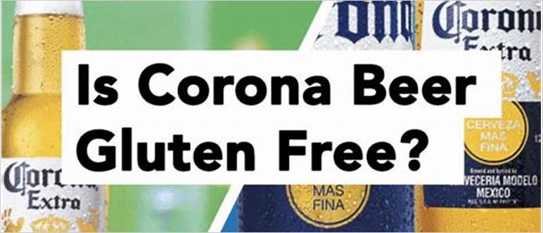 Corona gluten free beer
